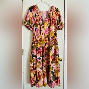 Terra & Sky Pink Floral High-Low Dress